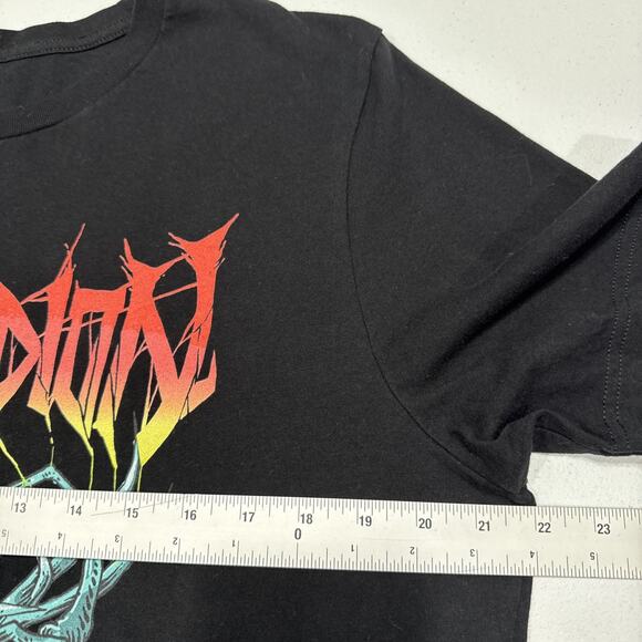 Celine Dion My Heart Will Go On Heavy Metal T-Shirt Mens Size L/XL Black Tee - Picture 5 of 7